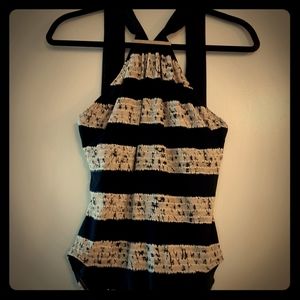 MK one piece swimsuit.